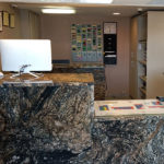 front desk and atm machine